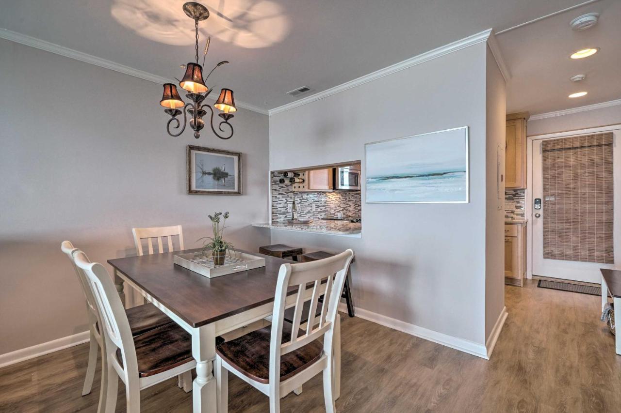 Beachfront Condo With Unobstructed Ocean Views! 橡树岛 外观 照片