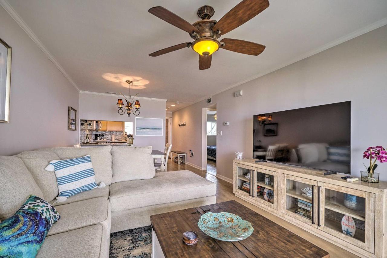 Beachfront Condo With Unobstructed Ocean Views! 橡树岛 外观 照片